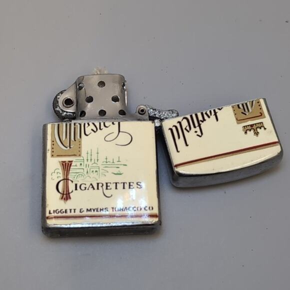Continental ad lighter with box, Chesterfield King Cigarettes - Picture 5 of 6